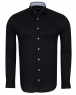 Luxury Plain Mens Shirt With Details SL 6655 - Thumbnail
