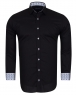 Luxury Plain Mens Shirt With Details SL 6655 - Thumbnail