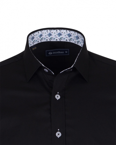 Luxury Plain Mens Shirt With Details SL 6655