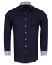 Luxury Plain Mens Shirt With Details SL 6655 - Thumbnail