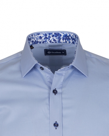 Luxury Plain Mens Shirt With Details SL 6655