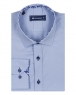 Luxury Plain Mens Shirt With Details SL 6655 - Thumbnail