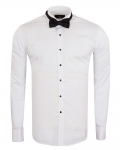 Luxury Plain Wing Collar Mens Shirt SL 7019 - Thumbnail