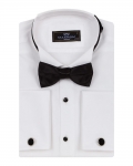 Luxury Plain Wing Collar Mens Shirt SL 7019 - Thumbnail