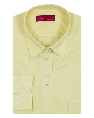 MAKROM - Luxury Plain Womens Shirt with Live Colors LL 3327 (Thumbnail - )