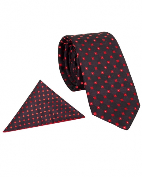 MAKROM - Luxury Polka Dot Design Quality Necktie KR 01