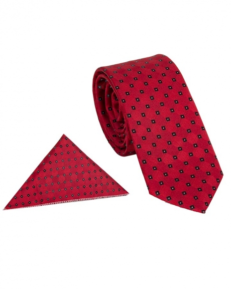 MAKROM - Luxury Polka Dot Design Quality Necktie KR 01 (1)