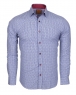 Luxury Polka Dot Printed Long Sleeved Mens Shirt SL 5969 - Thumbnail