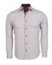 Luxury Polka Dot Printed Long Sleeved Mens Shirt SL 5969 - Thumbnail