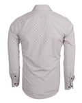 Luxury Polka Dot Printed Long Sleeved Mens Shirt SL 5969 - Thumbnail