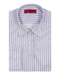 Luxury Polka Dot Printed Womens Shirt LL 3310 - Thumbnail