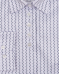 Luxury Polka Dot Printed Womens Shirt LL 3310 - Thumbnail