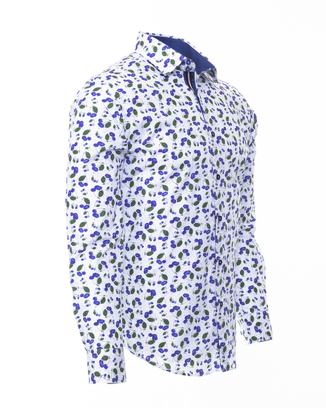 Luxury Printed Long Sleeved Mens Shirt SL 6304