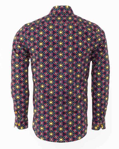 Luxury Printed Long Sleeved Mens Shirt SL 6309