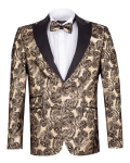 Luxury Printed Mens Blazer J 437 - Thumbnail