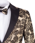 Luxury Printed Mens Blazer J 437 - Thumbnail