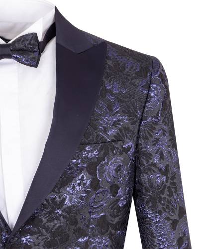 Luxury Printed Mens Blazer J 438