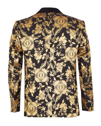 Luxury Printed Mens Blazer J 439