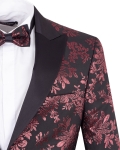 Luxury Printed Mens Blazer J 441 - Thumbnail