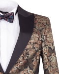 Luxury Printed Mens Blazer J 444 - Thumbnail