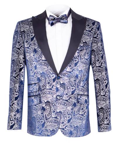 Luxury Printed Mens Blazer J 445