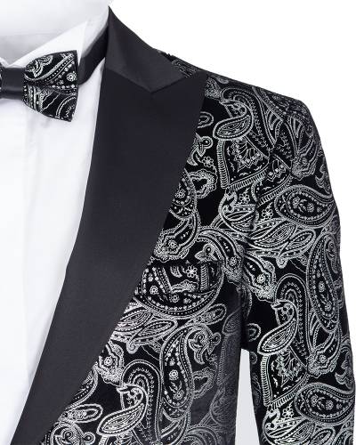 Luxury Printed Mens Blazer J 445