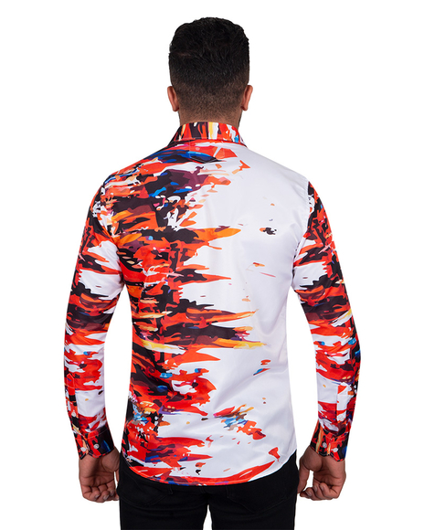 Luxury Printed Mens Shirt With Live Colors SL 6861