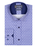 Luxury Printed Pure Cotton Mens Shirt SL 6851 - Thumbnail