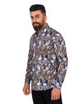 Luxury Printed Totally Cotton Mens Shirt SL 6903 - Thumbnail