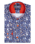 Luxury Quality Printed Long Sleeved Cotton Mens Shirt SL 6875 - Thumbnail