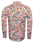 Luxury Shapes Printed Long Sleeved Mens Shirt SL 6931 - Thumbnail