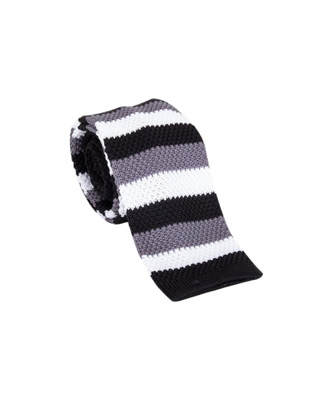 MAKROM - Luxury Striped Design Knitted Necktie KR 26