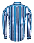 Luxury Striped Long Sleeved Mens Shirt SL 5405-A - Thumbnail