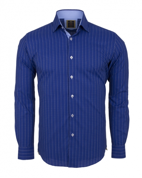 Luxury Striped Long Sleeved Mens Shirt SL 5973