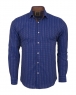 Luxury Striped Long Sleeved Mens Shirt SL 5973 - Thumbnail