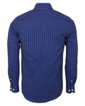 Luxury Striped Long Sleeved Mens Shirt SL 5973 - Thumbnail