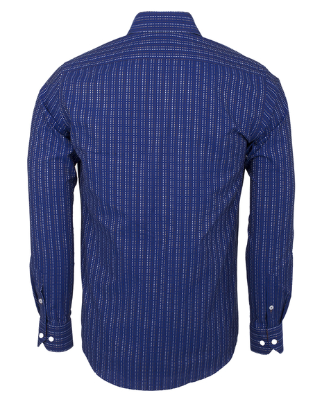 Luxury Striped Long Sleeved Mens Shirt SL 5973