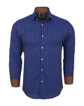 Luxury Striped Long Sleeved Mens Shirt SL 5973 - Thumbnail