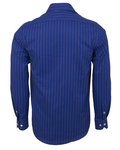 Luxury Striped Long Sleeved Mens Shirt SL 5973 - Thumbnail