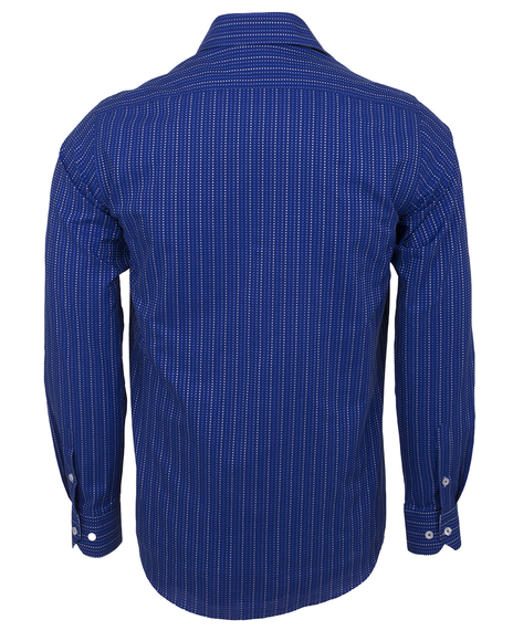 Luxury Striped Long Sleeved Mens Shirt SL 5973