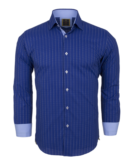 Luxury Striped Long Sleeved Mens Shirt SL 5973