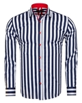 Luxury Striped Long Sleeved Mens Shirt SL 6804 - Thumbnail