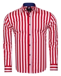 Luxury Striped Long Sleeved Mens Shirt SL 6804 - Thumbnail