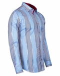 Luxury Striped Long Sleeved Shirt SL 6245 - Thumbnail