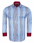 Luxury Striped Long Sleeved Shirt SL 6245 - Thumbnail