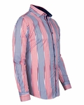 Luxury Striped Long Sleeved Shirt SL 6245 - Thumbnail