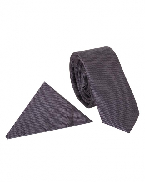 MAKROM - Luxury Textured Classic Premium Necktie KR 06 (Thumbnail - )