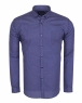 Luxury Textured Oscar Banks Long Sleeved Mens Shirt SL 5910 - Thumbnail