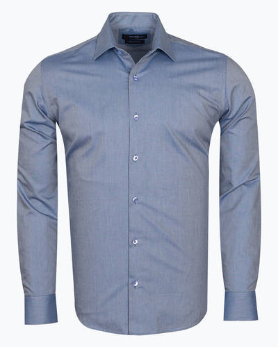 Luxury Textured Pure Cotton Mens Shirt SL 6921