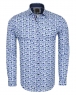 Luxury Totally Cotton Paisley Printed Long Sleeved Shirt SL 6103 - Thumbnail